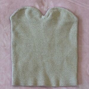 Abercrombie & fitch strapless crop top Sz XXS